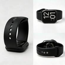 1条硅胶运动表带，兼容38mm、40mm、41mm、42mm、44mm、45mm、49mm表带，柔软防水腕带，适用于 Series 11、10、9、Ultra、8、SE、7、6、5、4、3，男女通用 - 38mm/40mm/41mm - 查看 12