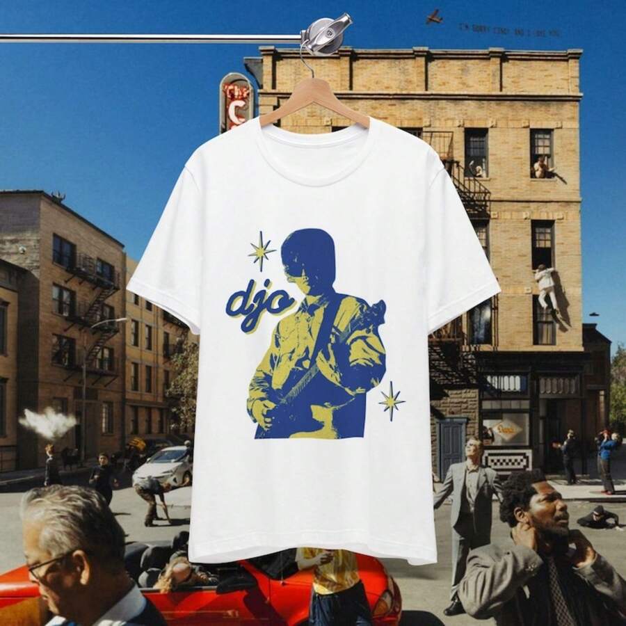 djo vintage T1EE Retro band Graphic T-Shirt, djo vintage T1EE, crux shirt, I1ndie band, I1ndie music shirt, djo shirt.JPG - Blanco - Ver 1