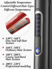 CRASTS 专业直发器，加热迅速，温度调节快捷，钛金硬质面板，家用及沙龙适用，护发礼品 - 日規A型插(100V) - 查看 6