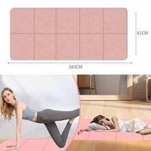 Yoga Mat Fitness Mat Foldable Turn Mats Pilates Mat Floor Gym Mat Exercise Mat - Pink - View 11