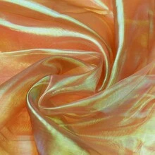 1块渐变色雪纺面料，适合舞台表演、派对礼服DIY，已预先裁剪。 - 多色 - 查看 79