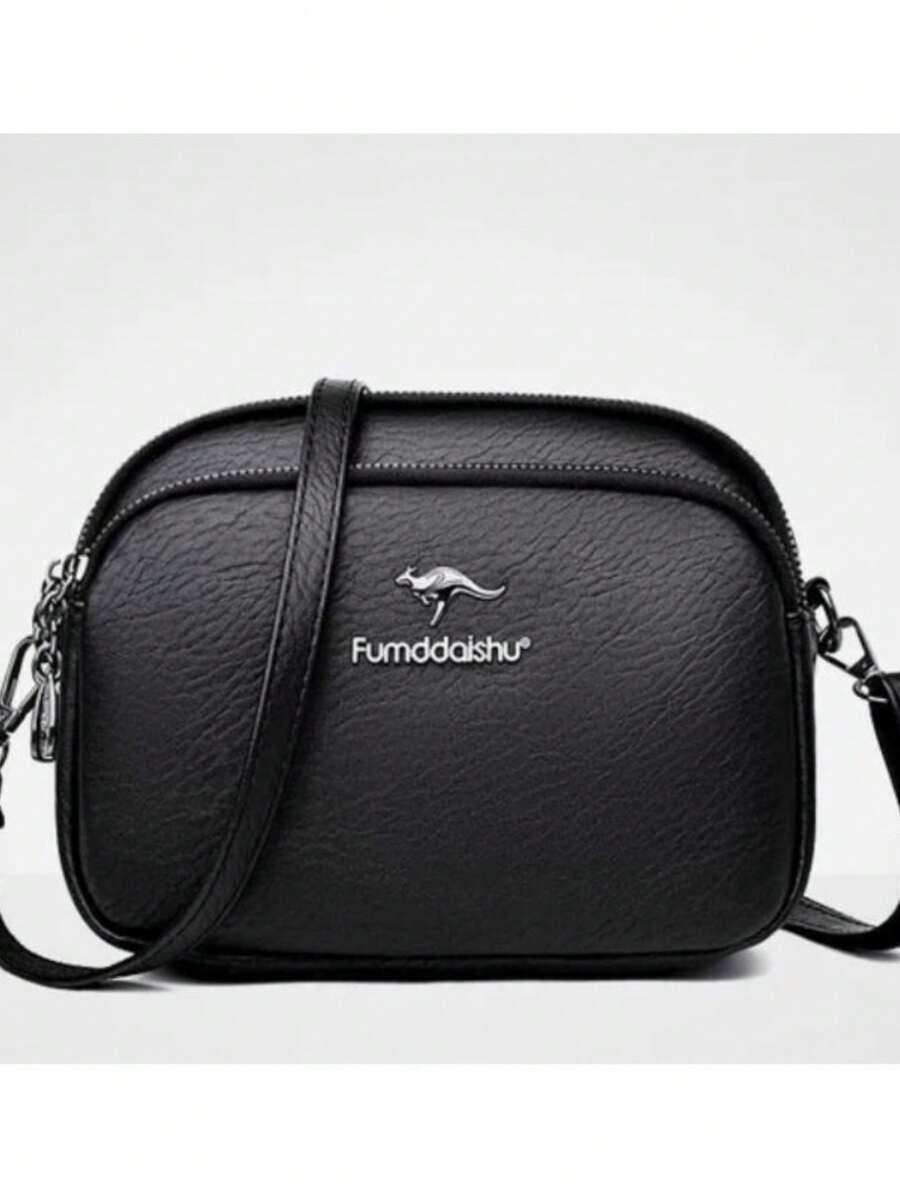 New Style Elegant Women's Handbag All-Match Messenger Style Shoulder Bag Multi-Pocket Fashion Shope - Black - View 1