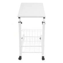 Adjustable Bed Side Table, Side Table With Wheels, Mobile Standalone Table New - 1 - View 8
