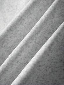 GRDR 复古亨利领纽扣T恤，男士灰色，百搭宽松短袖打底衫 - 灰色 - 查看 5