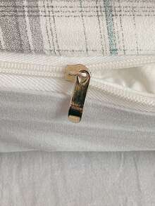 灰色格子四件套（1件被套+1件床单+2件枕套）柔软舒适，适用于学生宿舍双层床，亲肤透气，经久耐用，不易褪色，保暖，适合卧室、客房、宿舍，四季皆宜。 - 暮春 - 查看 9