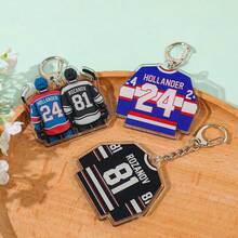 TV Show Heated Rivalry Keychain Accessories Bag Shane Hollander Ilya Rozanov 81 24 Keyrings Jewelry Fans Gifts - Multicolor - View 7
