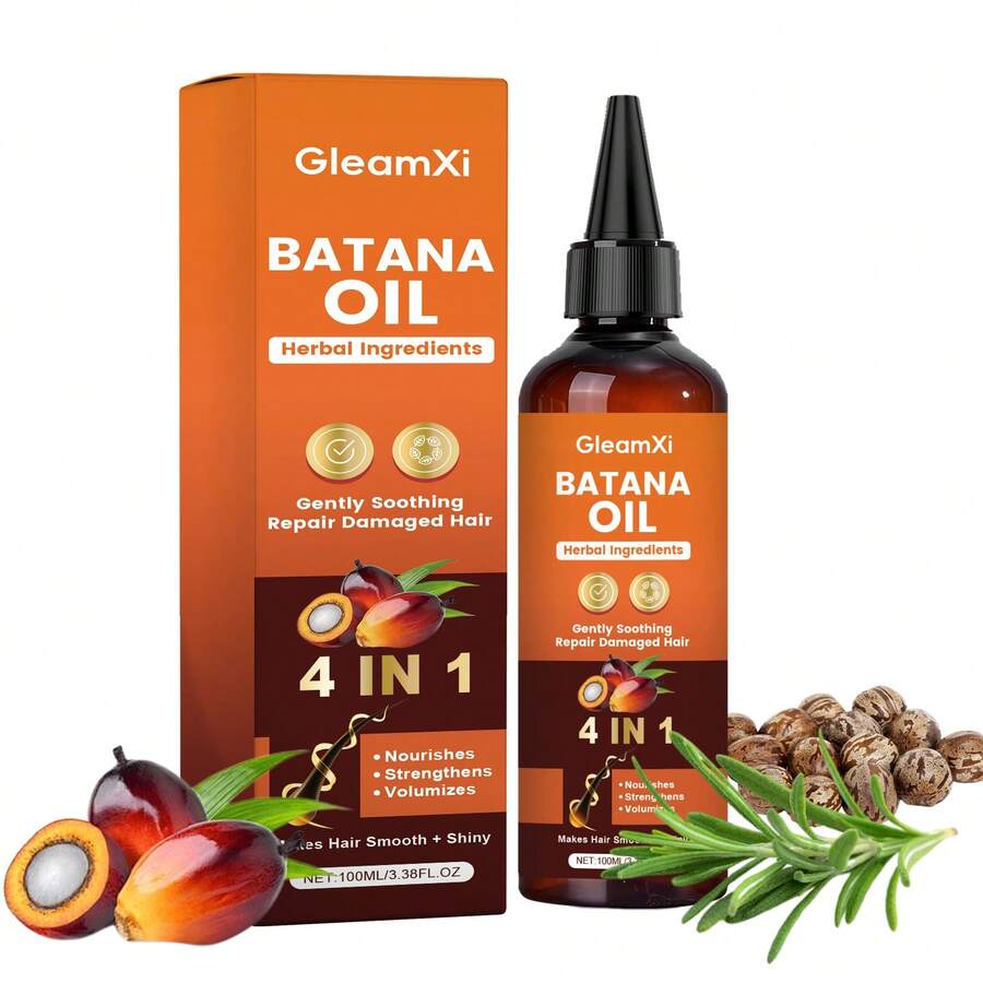 100ml Batana Essential Oil, Gentle & Non-Irritating, Alcohol-Free, Relaxes Mind, Energizing, Daily Scalp Nourishment, Moisturizing, Lightweight, Smooth & Voluminous Hair Care - Multi Scents - View 1