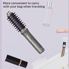 USB充电式加热直发卷发器，32毫米卷发棒，3档温度设置，任何温度下均可轻松卷出不打结的发型 - 彩色 - 查看 9
