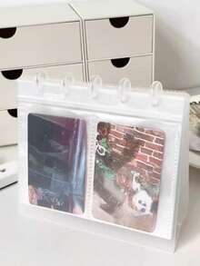 3-Inch/4-Inch Photo Album, Desktop Upright Calendar Photo Album, Idol Rice Cake Making Small Card Storage Album - Platform - View 4