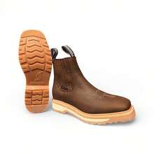 Botin Vaquero Marca Purepecha Sierra Cosido Welt Goodyear MODA - Café - Ver 6