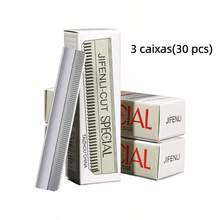 Caixa Lâmina Profissional - Para Sobrancelhas, Navalha Desfiadeira e Apontador Dermatográfico - A - Visão 8