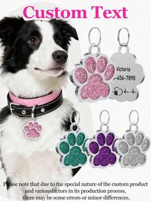 Ayotu Etiqueta personalizada para mascotas (gatos y perros), diseño de onda en forma de corazón, llavero personalizable, etiqueta de collar de perro de aleación de aluminio, grabado por láser anti-desteñido, diseño personalizado retro, multicolor, minimalista y adorable, adecuado para amantes de las mascotas como regalo de cumpleaños, aniversario, Año Nuevo o Navidad - Multicolor - Ver 3