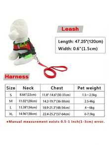 2pcs/Set Breathable Mesh Cat/Dog Harness And Leash Set - Reflective, Adjustable Pet Vest With Leash, Suitable For Small Dogs And Cats, Convenient For Walking And Training, Durable - Multicolor - View 12