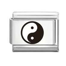 1件雕刻DIY意大利模块化手链，饰有动物、樱桃、爱心、星星元素，适合作为派对礼物送给朋友/情侣，适用于圣诞节、新年、万圣节、情人节，设计精美，不锈钢材质，本土制造，实用时尚，圣诞节和万圣节必备，沉稳的秋日色调，圣诞风格 - M286132 - 查看 18