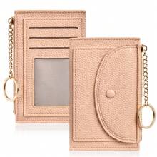 Women's Coin Purse Card Holder Commuter Wallet Credit Card Case Key Chain Pouch Synthetic Leather License Holder Double-Sided Fashion Coin Wallet Card Holder Slim For Women Money Wallet Mini Wallet Purse Wallet Small Wallet Wallet Keychain Card Wallet Key Holder Fairycore - Multicolor - View 9