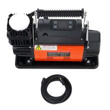 12V Heavy Duty Air Compressor, Auto-Stop Portable Tire Inflator With LCD Digital Display, 7.14 CFM 150PSI Offroad Air Pump With Adapters For Trucks Car SUV 4 X 4 Vehicle RV - 540W 7.14CFM LCD - View 8