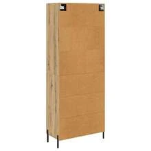 vidaXL Highboard Artisan-Eiche 69,5 X 34 X 180 Cm Holzwerkstoff - Màu vàng - Xem 10