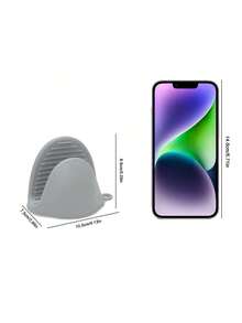 1pc Silicone Heat Resistant Glove, Mini Oven Mitt, Microwave Baking Cooking Glove, Essential Kitchen Accessory - Multicolor - View 8