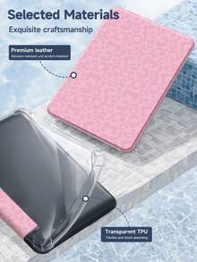 Ayotu 1件粉色豹纹平板电脑保护套和Kindle电子书保护套，兼容第10代、11代/Air 4代/Air 7代/9.7英寸，兼容三星Galaxy Tab A9 Plus、Kindle（第11代-2024年发布）（6英寸）、Kindle Paperwhite第12代（2024年发布），绝佳节日礼物，时尚简约图案。 - 彩色 - 查看 9