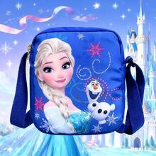 Frozen Cartoon Print Fashion Backpack, Cute Canvas Shoulder Handbag, Travel & Work Tote, Phone & Cosmetic Pouch - Multicolor - View 6