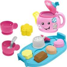 Fisher-Price Toddler Toy Laugh Learn Sweet Manners Tea Set With Music Lights For Educational Pretend Play Ages 18+ MonthsChildren's Joyful Toys, Essential Toys - FrustrationFreePackaging - View 2