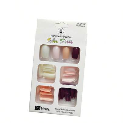 Unhas Postiças Kit 96  Unis  Perfeito para Qualquer Ocasião