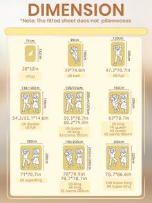 1件超柔软纯色床笠，床上用品，轻薄床单，浅棕色床垫罩，深口袋床笠，透气，适用于所有床型 - 单人床、双人床、大号床、特大号床，四季皆宜，室内装饰，可机洗 - 淺咖 - 查看 4