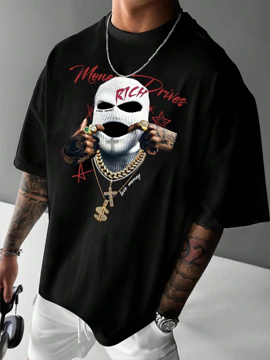 Men T-Shirts - Black - View 1