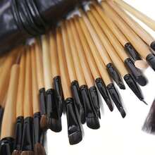 24 Professional Makeup Brushes Set With Storage Bag Soft Synthetic Bristle For Foundation Eyeshadow Blending Makeup Tools For Beginners Christmas Holiday Gift For Family Friends Beauty Makeup Essential | 24-Hour Shipping - 金色 - 查看 6