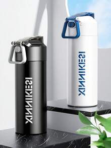 1000ml Large Capacity Insulated Cup, Student Stainless Steel Sports Water Cup With High Aesthetic Value, Car Direct Drinking Tea Cup - Multicolor - View 8