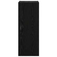 vidaXL Wandschrank Schwarz Eichen-Optik 34,5 X 34 X 90 Cm - Black - View 6