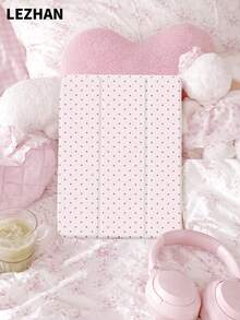 1 chiếc ốp bảo vệ máy tính bảng họa tiết chấm bi hồng dễ thương, tương thích với iPad (A16) 11 inch thế hệ thứ 11 năm 2023, tương thích với iPad thế hệ thứ 9/10 10.9 inch, Galaxy Tab S6 Lite 10.4, chống rơi, có khe cắm bút cảm ứng, hỗ trợ chế độ ngủ/thức, thích hợp làm quà tặng Giáng sinh, Halloween, quà tặng lãng mạn. - Nhiều màu - Xem 4