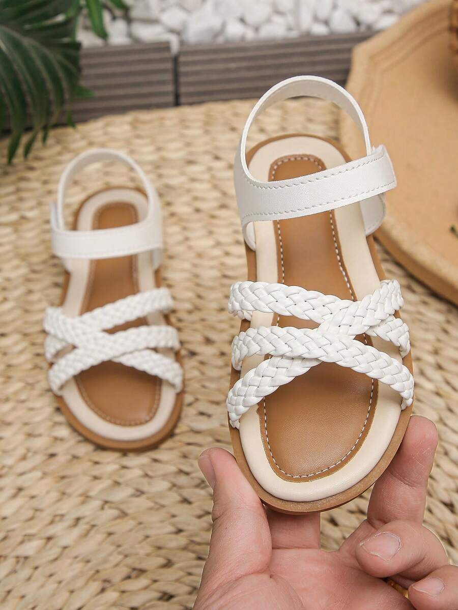 Bộ sưu tập thời trang mùa mới | Dép xăng đan cơ bản dành cho trẻ em unisex | Thiết kế khóa dán tiện lợi, thoải mái như trên mây | Người bạn đồng hành lý tưởng cho trường học, bãi biển, biểu diễn và các hoạt động hàng ngày!
