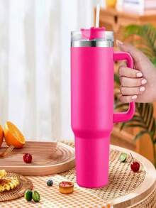 Stainless Steel  Container Thermal Cup With Handle 40oz - 紫紅色 - 查看 2