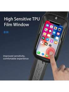 - Bolsa para teléfono de bicicleta con cuadro frontal - Soporte impermeable para teléfono de bicicleta - Bolsa para manillar de bicicleta con tubo superior para teléfonos de menos de 6,8,41116398 - Multicolor - Ver 5