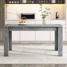 Dining Tables - Grey + Particle Board - View 4