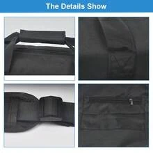 Durable Padded Tripod Carrying Bag With Shoulder Strap And Handle: Durable Protective Case For Photographic Equipment. - Black - View 5