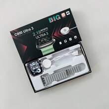 S11U3 & C900 Ultra 3 Smart Watch| Bluetooth Calling, Blood Oxygen & Sleep Monitor With 2.19" TFT Screen - Vật liệu đóng gói cao cấp S11U3 đã được kích hoạt sẵn (màu xám) - Xem 10