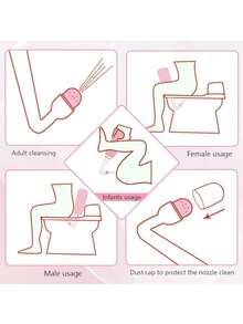 Reusable Perineal Irrigation Device, Female Intimate Care Cleansing, Portable Bidet Washing Tool - Multicolor - View 4