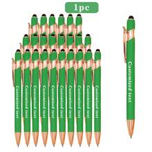 1/5/12/24/36 Pcs Personalized Customized Metal Ballpoint Pens With Stylus Retractable | Custom Engraved Name Date Logo Pens | Smooth Writing Medium Tip Soft Touch Anti-Slip Grip | For Work Office Business Writing Pens | School Student Teacher Pens | Wedding Couple Personalized Pens | Birthday Graduation Gifts | Back-To-School School Supplies Office Essentials | Classroom Dorm Office Conference Use | Mother's Day Gift | Teacher's Day Gift - Màu xanh da trời - Xem 8
