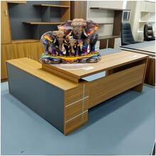 Elephant Figurine Decor, Symbolizing Family Harmony, Wealth Gathering, Representing Strength And Wisdom. Decorative For Living Room/Study, Artistic And Aesthetically , Colorful Patterns Suitable For Modern Home, Auspicious And Warm - Multicolor - View 1