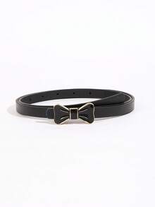 1条儿童真皮蝴蝶结腰带 - 彩色 - 查看 7