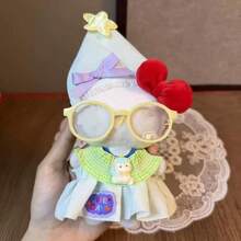 一套新款时尚可爱娃娃服装，适合10厘米高的猫咪毛绒娃娃，娃娃衣服，生日/圣诞节/新年礼物（注意：仅出售衣服，不含娃娃、眼镜、鞋子） - 彩色 - 查看 15