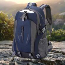 Mochila de Senderismo para Hombres | Mochila de 40L Ligera para Aire Libre,Impermeable Mochilón Gran Almacenamiento Organizador Para Montaña Senderismo Viaje Deportes Exteriores - Azul oscuro - Ver 11