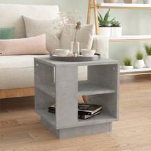 vidaXL Couchtisch Betongrau 40x40x43 Cm Holzwerkstoff - Grey - View 1