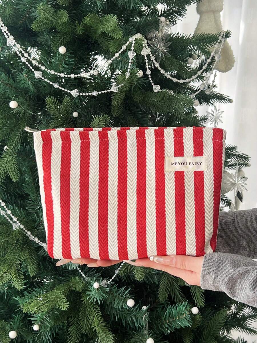 MEYOU FAIRY Valentine's Day New Collection, Christmas Makeup Bag, Portable Handbag, Storage Bag, Toilet Bag, Tethered Makeup Bag, Makeup Storage Tissue Box, Essential Travel Bag, Storage Bag, Women's And Girls' Sanitary Napkins Storage Bag, Inner Bag, Girlfriend Gift - Multicolor - View 1