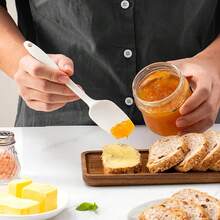 6件套硅胶刮刀套装，含蛋糕奶油刮刀和油刷，烘焙工具，厨房用品，厨房配件 - 彩色 - 查看 3