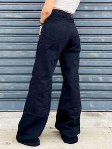 WideLeg Black Lisa Premium - 黑色的 - 查看 2