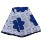 Blue Floral Pattern On White Background