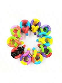 1/2/3/5/8/10/12/18/25PcsTangle Fidget Toy/Twist Fidget Rope Teens/Teenagers Stress Relief/Anxiety Relief/Focus/ADHDColorful/Flexible/Durable/Portable Sensory Toys For Autistic Adults Decompression Toys Twisting Toys Colors Can Be Freely Matched,Fidget Toys,Fidget,Sensory Toys - Multicolor Random - View 8